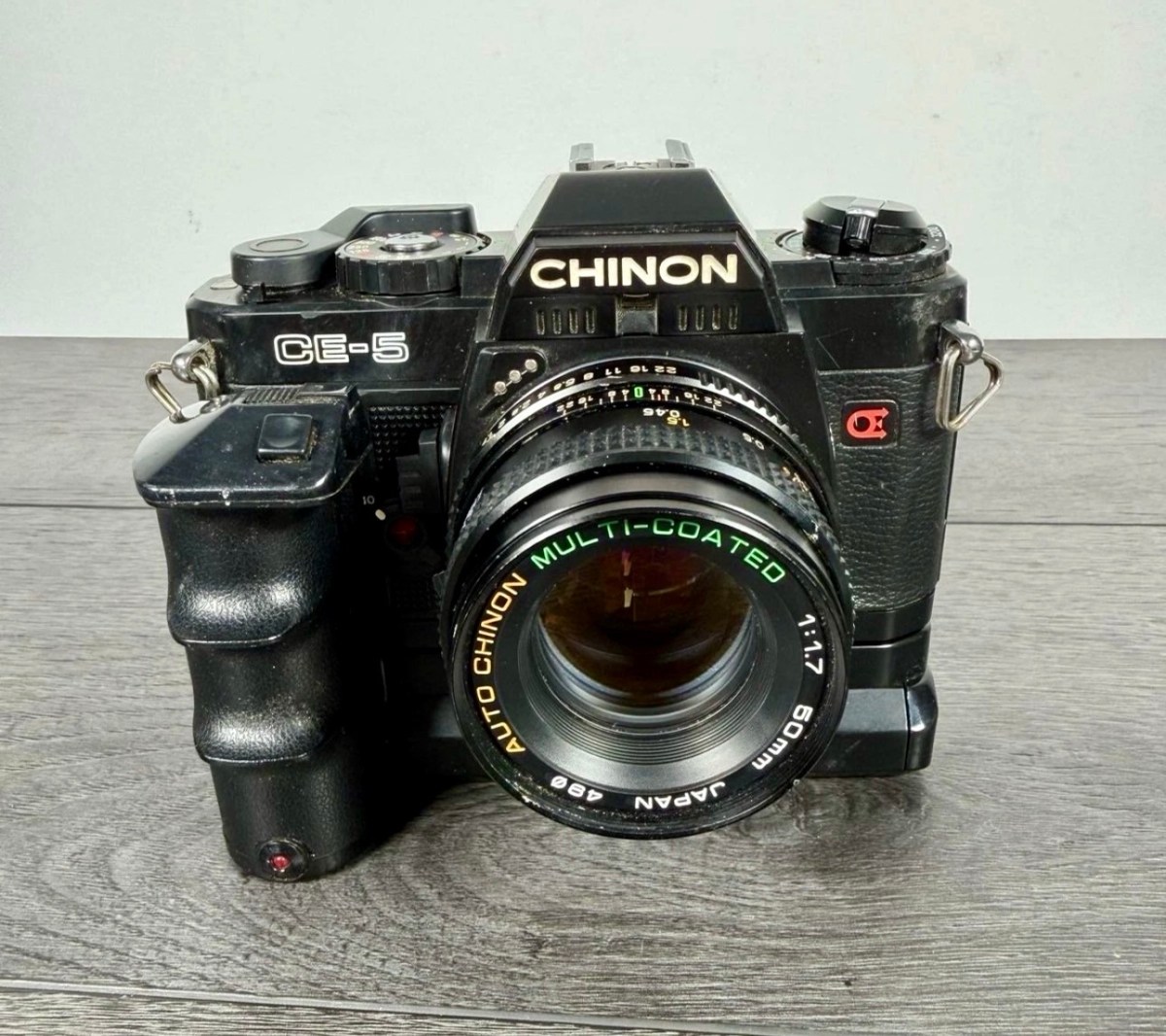 Chinon CE-5 35mm SLR and power&nbsp;winder